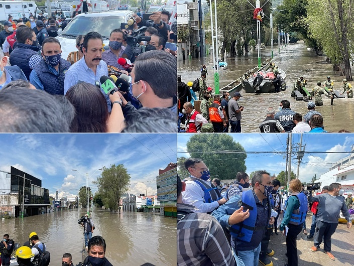 Recorre Gobernador De Hidalgo Zona De Desastre En Tula News Hidalgo