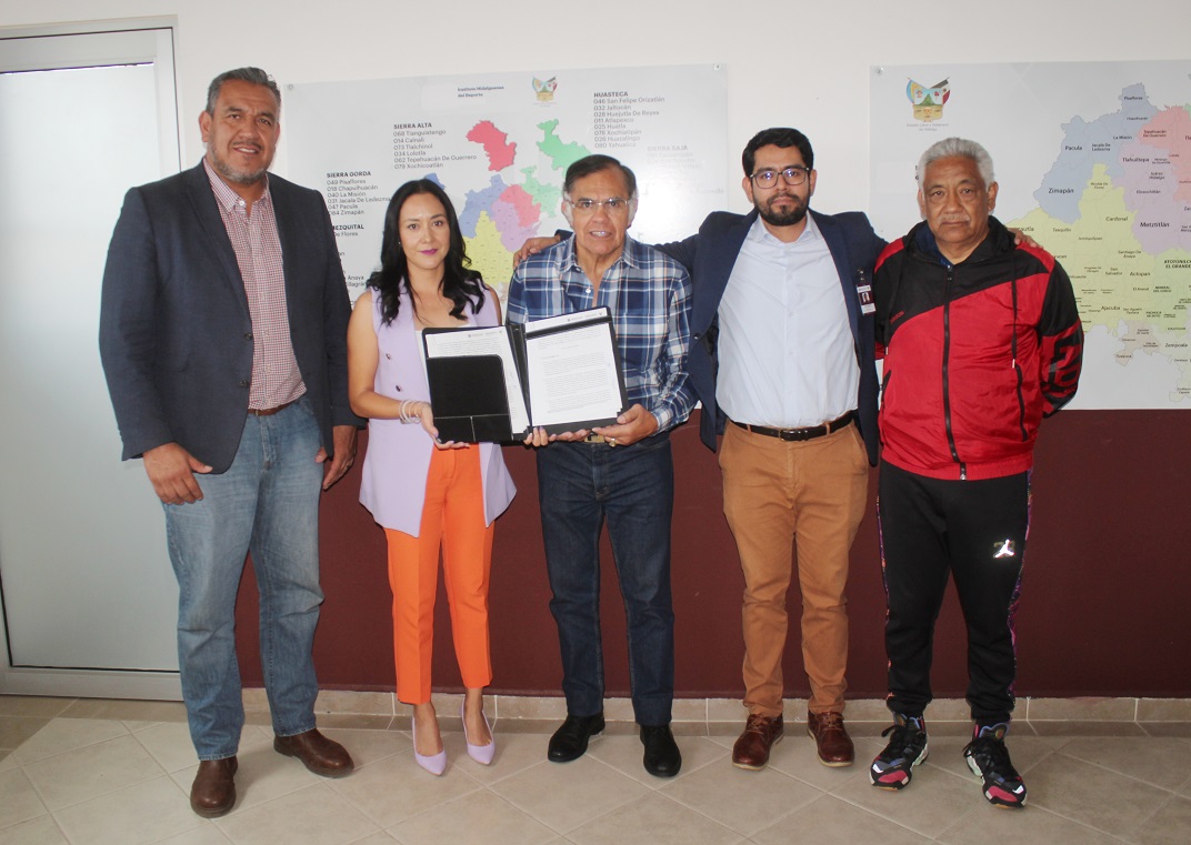 INHIDE firma convenios de colaboración en pro del deporte News Hidalgo