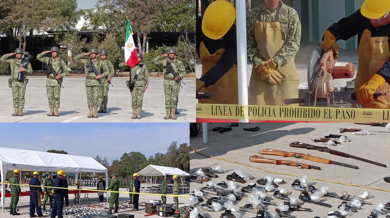 Ejército Mexicano destruye armamento en Pachuca News Hidalgo