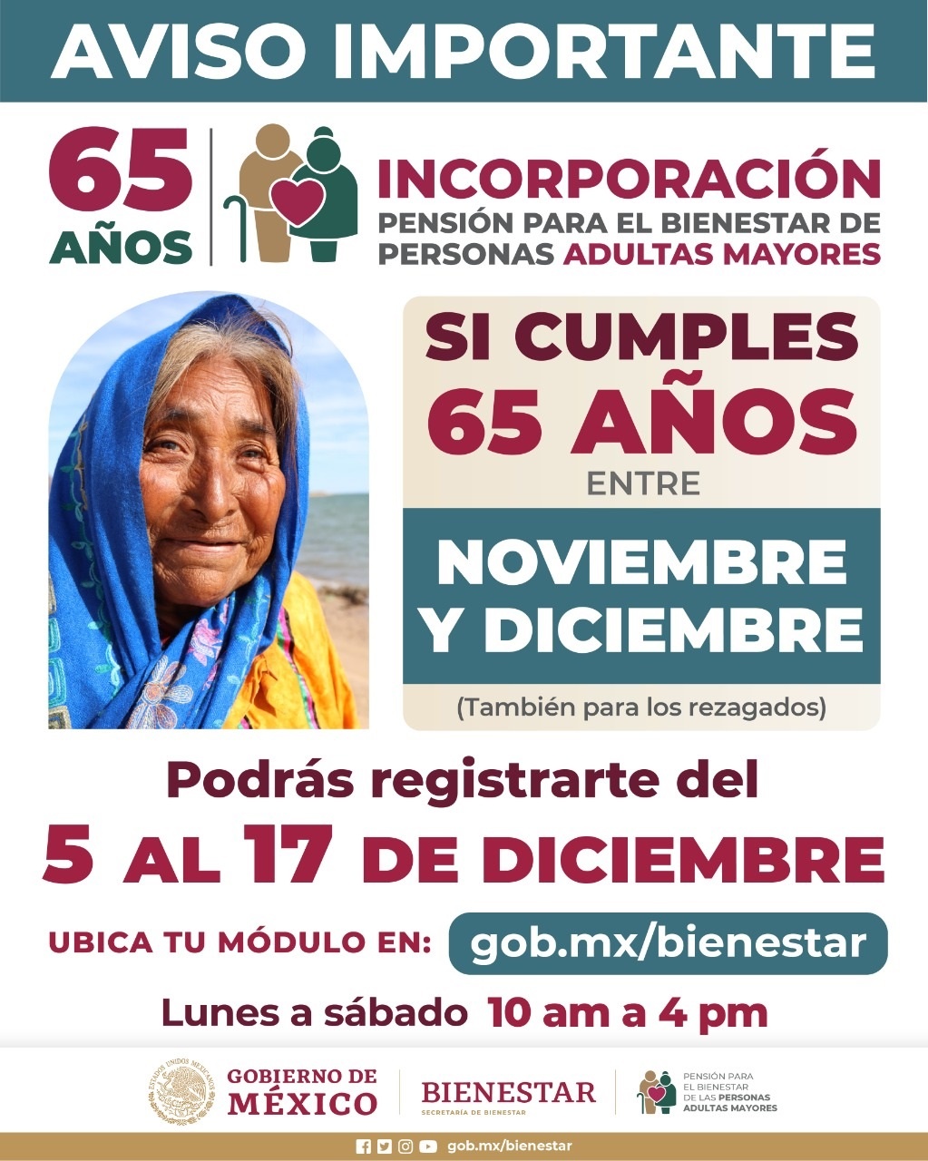 Inició Registro A Pensión Para El Bienestar De Personas Adultas Mayores ...